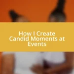 How I Create Candid Moments at Events